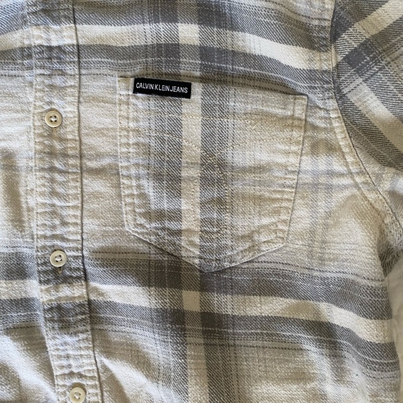 calvin klein flannel - Picture 2 of 3